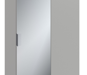 Шкаф приставной Милан СБ-3258 Серый с зеркальным фасадом