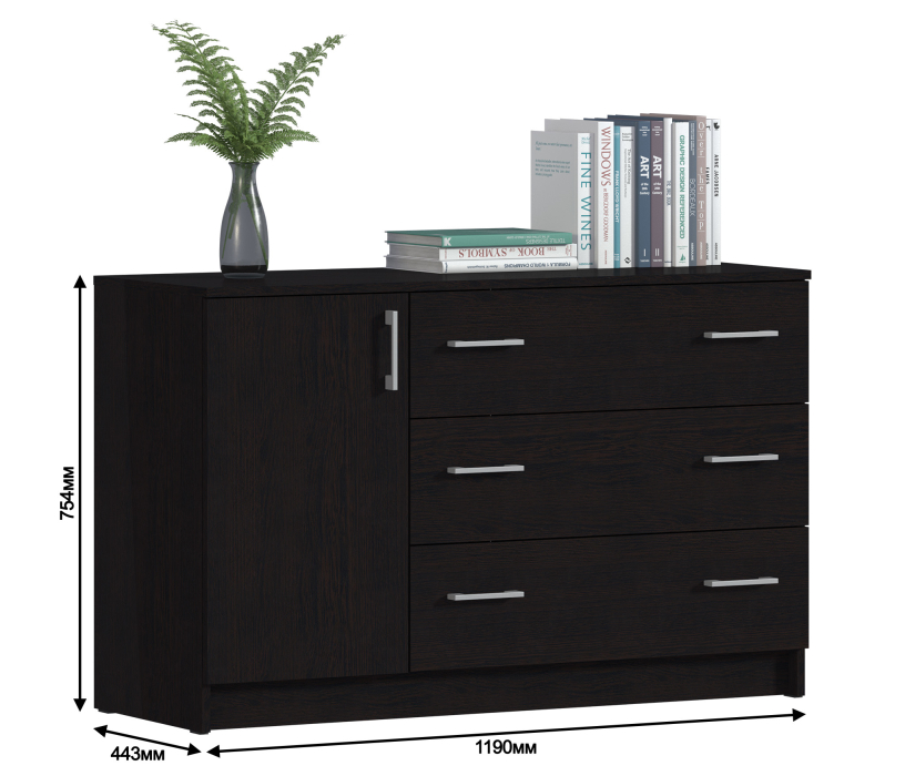 Комоды, Комод Терра (Лофт) СБ-2958