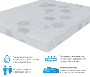 Матрас Сити-Альмерия в скрутке 1400х1900