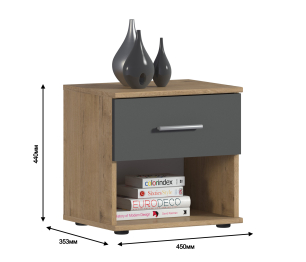 Тумба прикроватная Мамбо СБ-2683