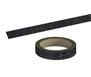 Кромка пласт 1000*42 с/к Черный Мрамор F202