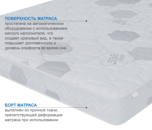 Столлайн / Матрас Сити-Альмерия в скрутке 800х1900