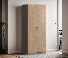 Для одежды, Шкаф двухдверный Макс 1000 мм, вариант №1 (ЛДСП)