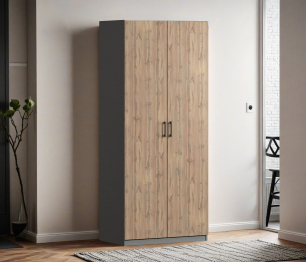 Шкаф двухдверный Макс 1000 мм, вариант №1 (ЛДСП)