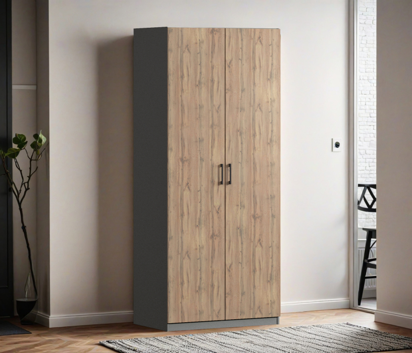 Для одежды, Шкаф двухдверный Макс 1000 мм, вариант №1 (ЛДСП)