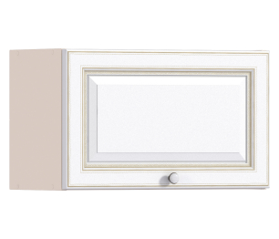 Регина РП-260 Полка гориз Песочный/фасад Белое золото