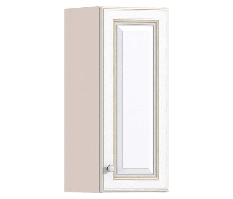 , Регина РП-30 Полка Песочный/фасад Белое золото