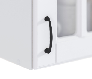 Регина шкаф навесной со стеклом 1 дв 30х72 см