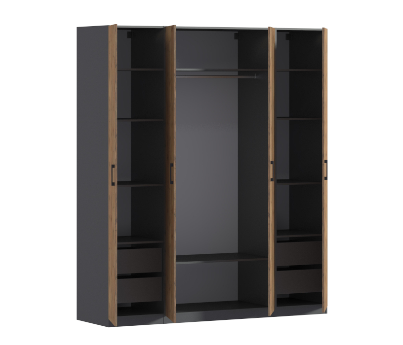 Для одежды, Шкаф четырехдверный Макс 2000 мм, вариант №2 (ЛДСП)