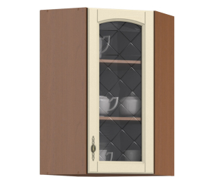 Регина РПУ-160 полка угловая с витриной