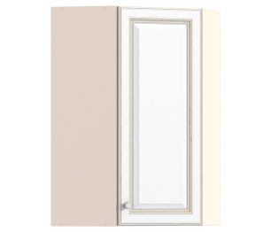 Регина РПУ-160 Полка угловая Песочный/Белое золото