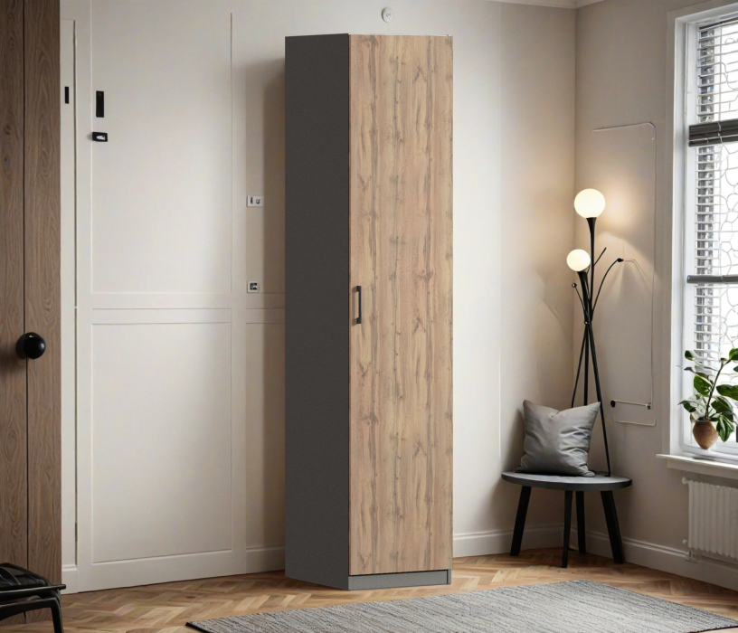 Для одежды, Шкаф однодверный Макс 500 мм, вариант №1 (ЛДСП)