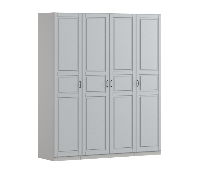 Для одежды, Шкаф четырехдверный Макс 2000 мм, вариант №3 (ЛДСП/МДФ)