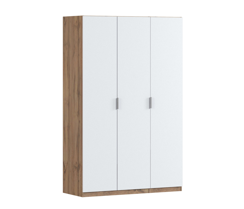 Для одежды, Шкаф трехдверный Макс 1500 мм, вариант №2 (ЛДСП, корпус дуб вотан)