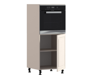 Регина РП-460 Пенал под встроенный духовой шкаф Песочный/МДФ Классика Светлый