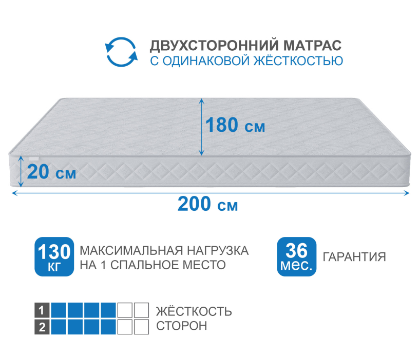 Другие размеры, Матрас Премиум-Ориент плюс 1800х2000