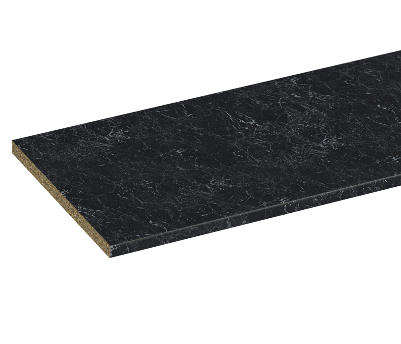Столешницы, Столешница R9 38*2480*600 Черный Мрамор в упаковке