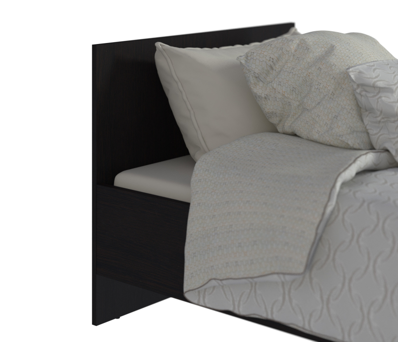 Кровати одноярусные, Терра СБ-2527 Кровать (900) Венге с основанием