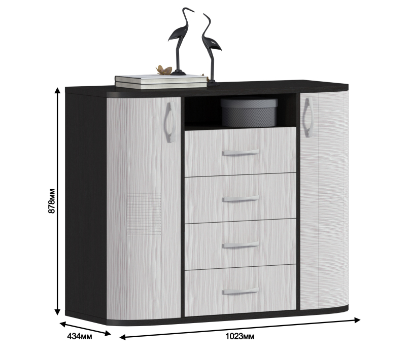 ТВ-тумбы, Комод Сити СБ-245