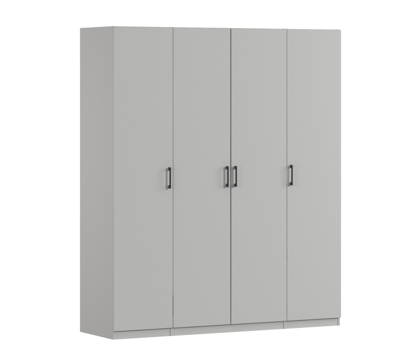 Для одежды, Шкаф четырехдверный Макс 2000 мм, вариант №3 (ЛДСП)