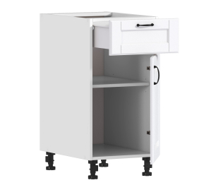 Регина РСДЯ-40 Шкаф-стол с ящ/1 дверь Белый/МДФ Белый матовый