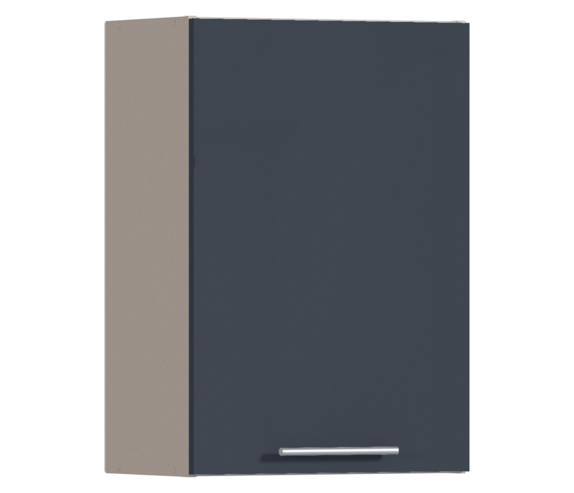 Эстель, Регина РП-50 Полка Песочный/МДФ Графит глянец