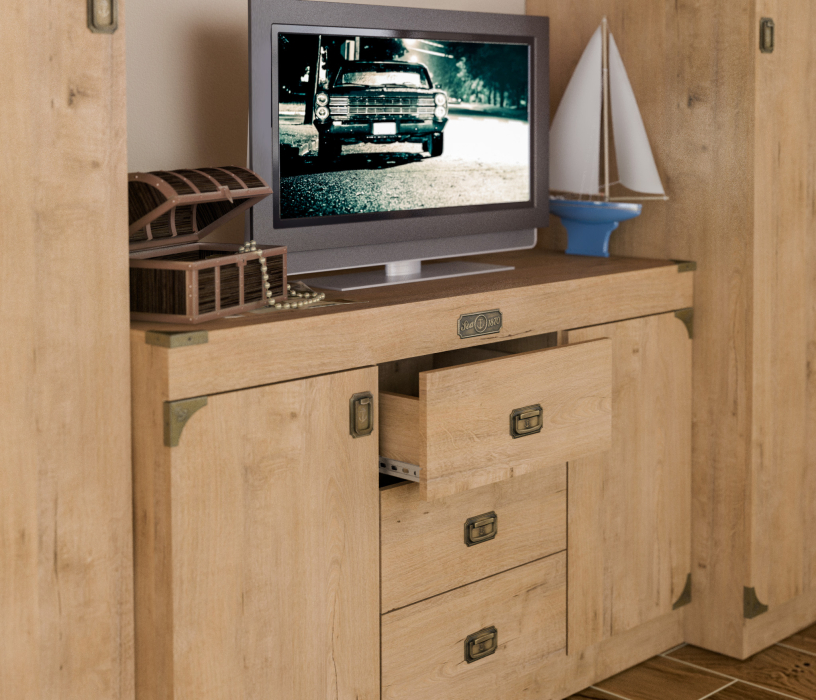 Стенки для гостиной, Фрегат Бунратти набор 2420*1370