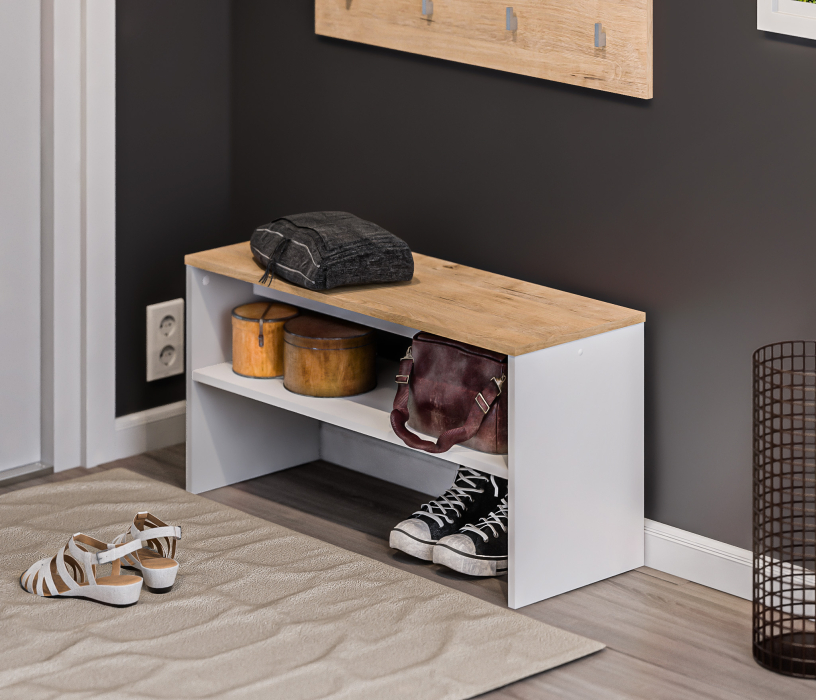 Прихожие, Мелисса набор для прихожей обувница и 2 вешалки