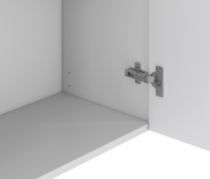 Регина шкаф навесной со стеклом 1 дв 30х72 см