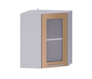 Анна АПУ-60 полка угловая с витриной