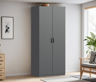 Шкаф двухдверный Макс 1000 мм, вариант №3 (ЛДСП)