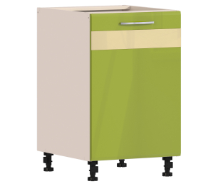 Регина РС-50 Стол Песочный/Оливковый глянец