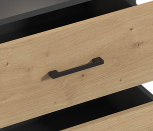 Тренд СБ-3459 Тумба Диамант серый/ЛДСП Лофт Дуб дикий