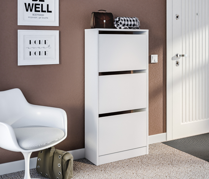 Тумбы, Тумба для обуви Терра СБ-3307 Белый