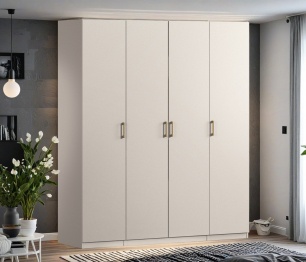 Шкаф четырехдверный Макс 2000 мм, вариант №4 (ЛДСП)