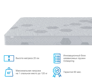 Матрас Сити-Альмерия в скрутке 1200х2000
