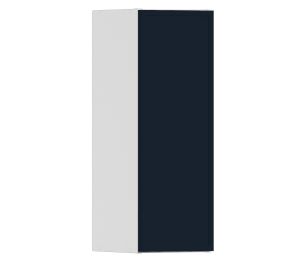 Регина РП-25 Полка Белый/МДФ Квадро Синий