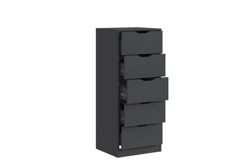 Комоды, Комод 5 ящиков Сапфир