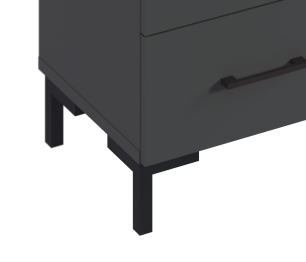 Тренд СБ-3459 Тумба Диамант серый/ЛДСП Лофт Диамант серый