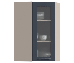 Эстель шкаф навесной угловой 1 дв 60х93 см