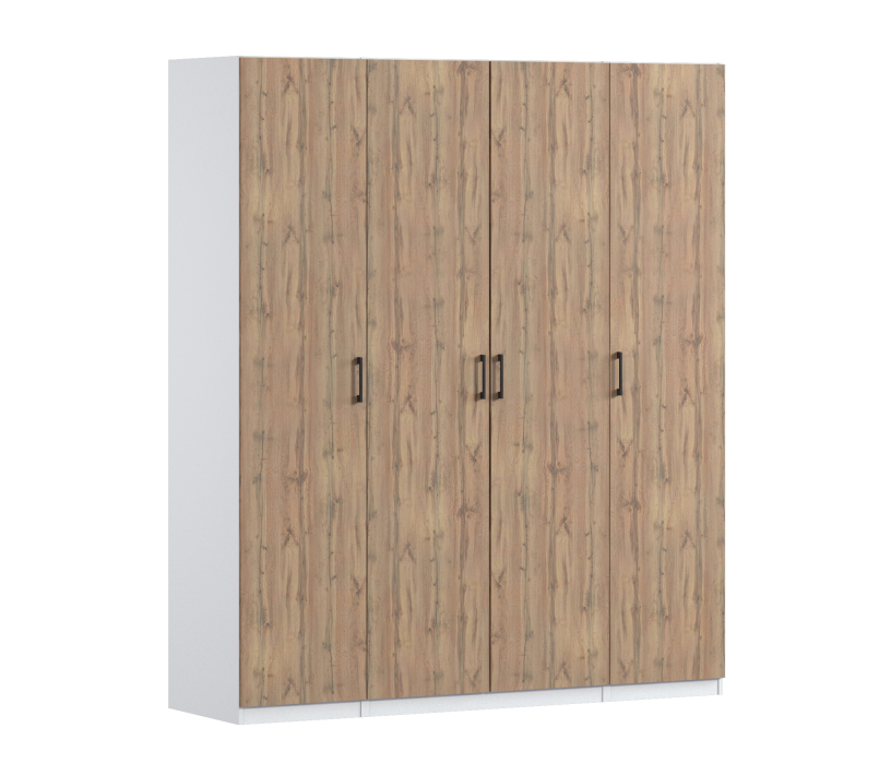 Для одежды, Шкаф четырехдверный Макс 2000 мм, вариант №1 (ЛДСП)