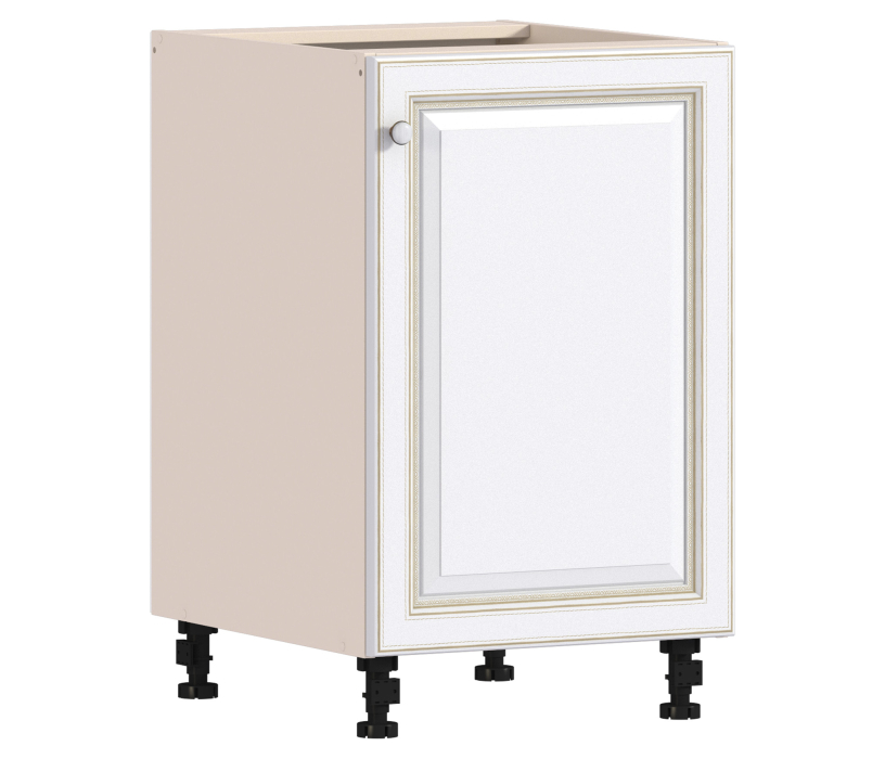 , Регина РС-50 Шкаф-стол Песочный/Белое золото