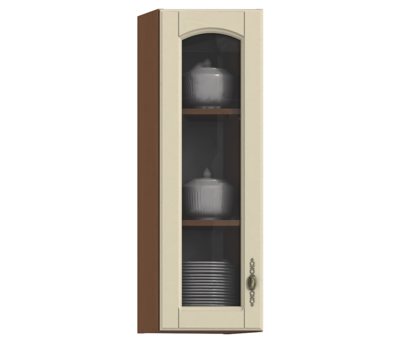 По категориям, Регина РПТУ-130/2  полка торцевая с витриной левая