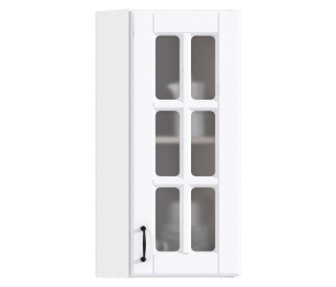 Регина шкаф навесной со стеклом 1 дв 28х72 см