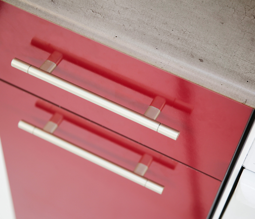 Кухонные гарнитуры, Кухонный гарнитур Элен 2,3 м (2,2 м) Белый/Бордо/Метрополитан R5 ПОД КЛЮЧ (полный комплект)