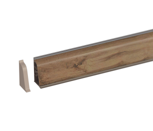 Плинтус для столешниц дуб вотан 3м ПВХ LB-381-6112 KORNER