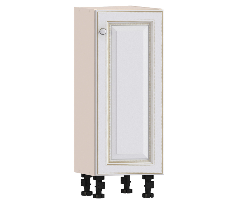 , Регина РСТУ-30 Шкаф-стол торцевой Песочный/Белое золото