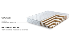 Другие размеры, Матрас Тропикана-Агама в чехле Magnetic 800х2000