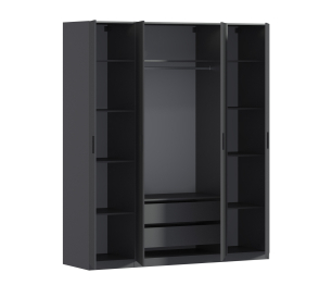 Шкаф четырехдверный Макс 2000 мм, вариант №1 (ЛДСП)