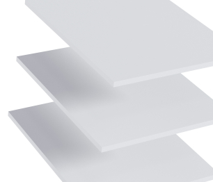 Мальта СБ-3302 Полки 500 Белый (опция)